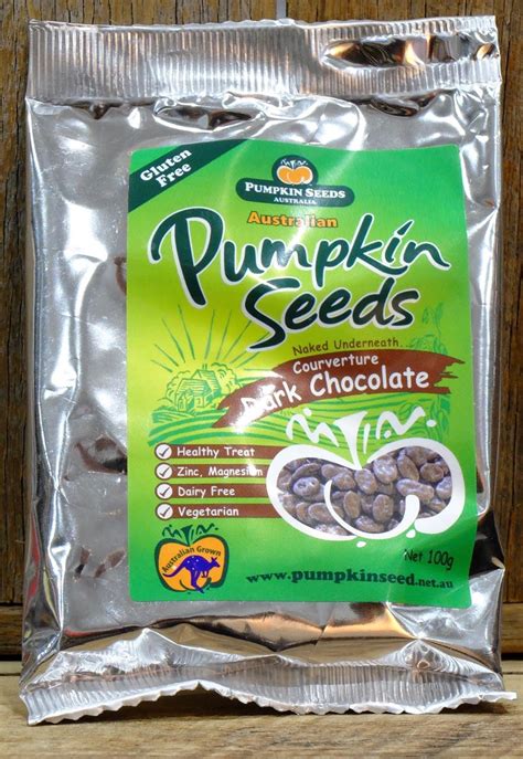 Pumpkin Seeds Australia Dark Chocolate Coated Pumpkin Seeds 100g