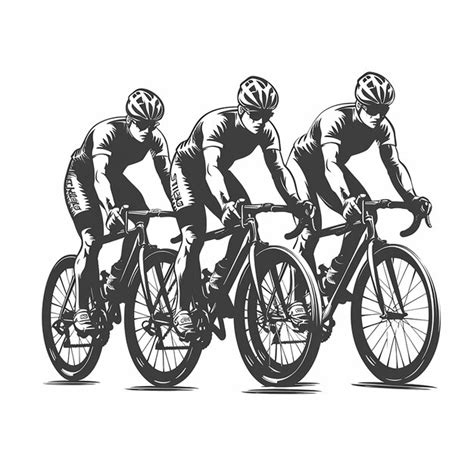 Cycling Team Vector Icon On White Background Premium Ai Generated Image