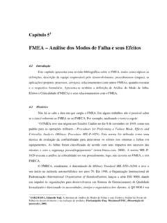 FMEA Análise dos Modos de Falha e seus Efeitos fmea an 225 lise dos