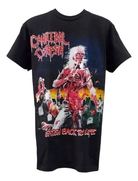 Playera Cannibal Corpse Eaten Back To Life Submarino Amarillo Mexico