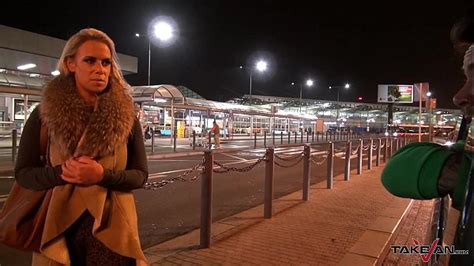 Takevan Busty MILF With Natural Tits Take A Ride With Stranger With Big Cock 7 Min Public