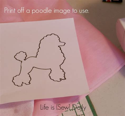 Life Is Sew Daily How To Make A Last Minute Poodle Skirt Poodle