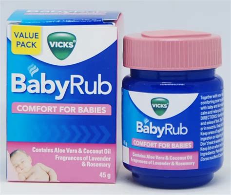 Vicks Baby Rub 45g Lazada Ph