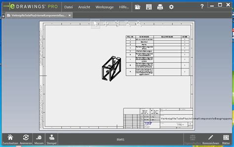 edrawings Zeichnungen mit Tabellen DS SolidWorks SolidWorks Lösung