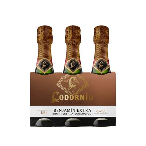 Cava Codorniu Extra Brut Ecol Gico Benjam N Pack Unidades