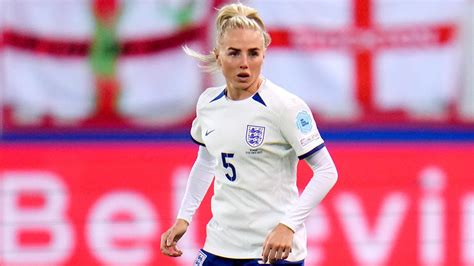 Englands Alex Greenwood Given Oxygen On Pitch And Stretchered Off