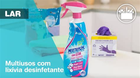 Multiusos Lix Via Desinfetante Youtube