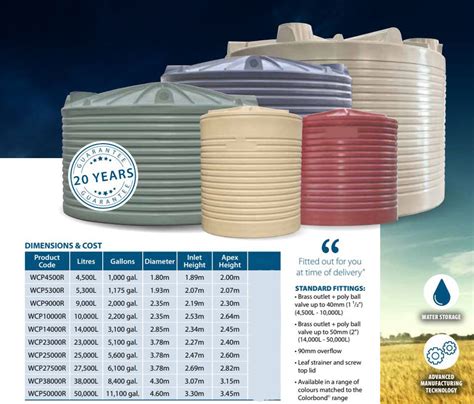 38000ltr Round Poly Water Tanks Perth Shop Online