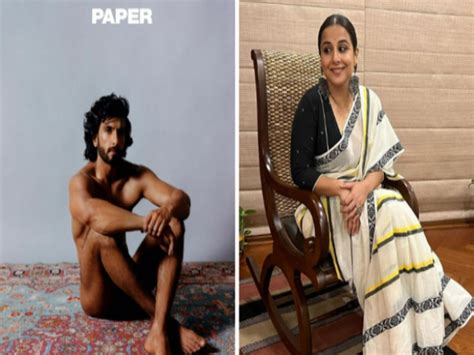 Vidya Balan Bindas Reaction On Ranveer Singh Nude Photoshoot Hume Bhi