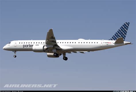 Embraer 195 E2 Std Erj 190 400std Porter Airlines Aviation Photo