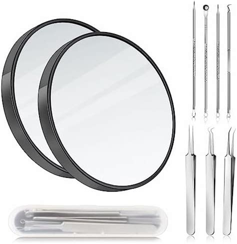 Amazon VOCOOL 2 Pcs 30X 10X Magnifying Makeup Mirror 3 5 Inch