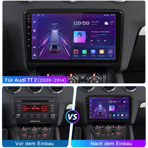 F R Audi Tt J Android Autoradio Gps Navi Bt Wifi Rds Fm