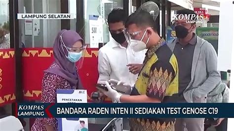 Bandara Radin Inten II Lampung Mulai Sediakan Tes GeNose C19 Video