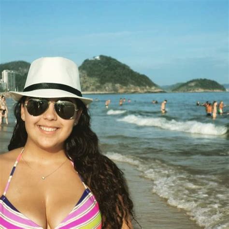 Busty Brunette Babe At Beach In Brazil Porn Pic