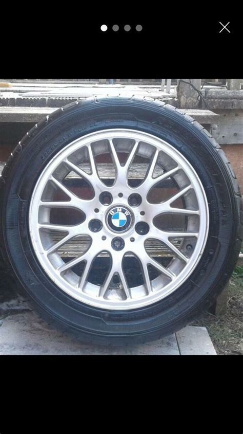 Bmw Alloy Wheels With Tyres Bbs Style Cross Spoke Alloys E E Z