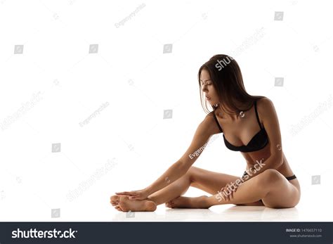 Beautiful Perfect Brunette Woman Long Naked Stock Photo 1476657110 Shutterstock