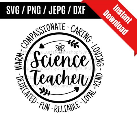 Science Teacher Svg Science Life Svg Teacher Appreciation Etsy