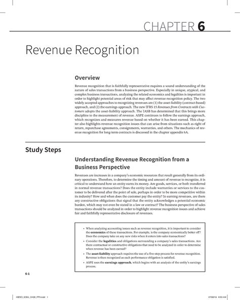 Study Guide Ch Intermediate Accounting Notes Overview