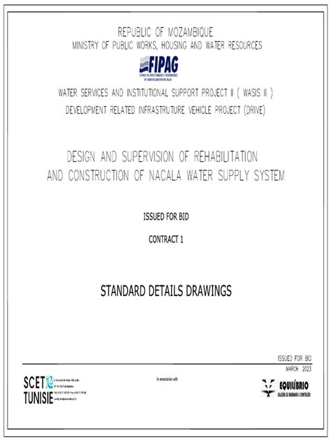 Standard Details Drawings Contract 1 1 Pdf