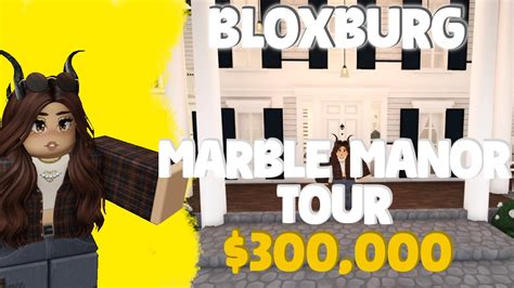 Marble Manor Full House Tour 300k Bloxburg Catalog House Youtube