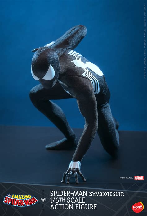 Marvel Comics Symbiote Suit Spider Man Figure By Hot Toys And Hon Studio The Toyark News
