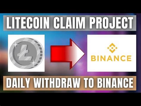 Claim LTC Instant Daily Directly Withdraw To Binance Litcoin Free