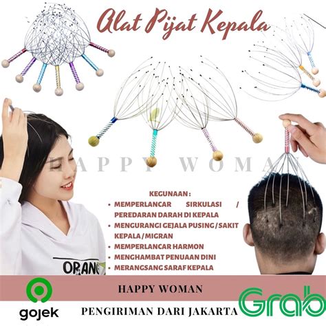 Jual Alat Pijat Kepala Stainless Gurita Alat Terapi Pijat Kepala