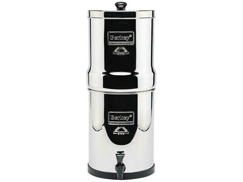 BERKEY TRAVEL PURIFICADOR DE AGUA POR GRAVEDAD DE ACERO INOXIDABLE CON