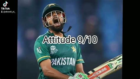 Rating Babar Azam 🔥 💫 🖤 Youtube