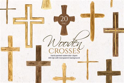 Watercolor Cross Clipart Graphic By Elena Dorosh Art Creative Fabrica