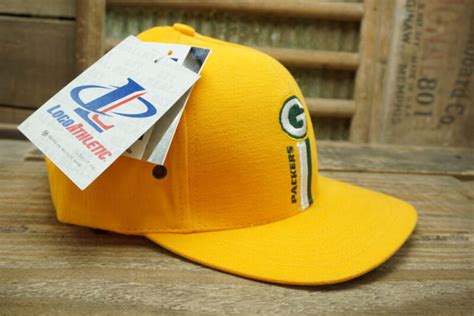 NFL Green Bay Packers Logo Athletic Hat with Tags - Vintage Snapback ...