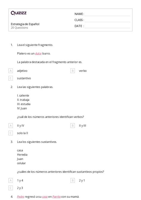 50 Estrategias De Adición Hojas De Trabajo Para Grado 4 En Quizizz Gratis E Imprimible