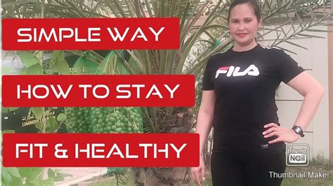 Simple Way How To Stay Fit And Healthy YouTube