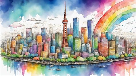 Ai产生的 天际线 塔 - Pixabay上的免费图片