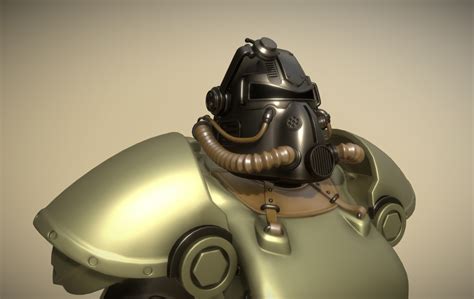 Fallout Power Armor T51 3d Model Turbosquid 2158772