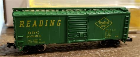 N Scale Atlas 3411 Boxcar 40 Foot PS 1 Reading 107324