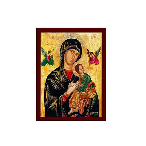 Our Lady of Perpetual Help Icon Handmade Greek Orthodox Icon - Etsy