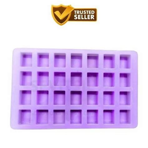 Sevitsil Molds 35gms Rectangle Shape Silicone Soap Mold Packaging Size
