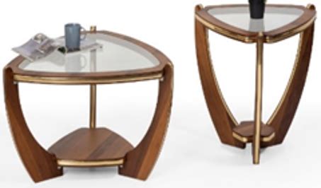 Set Walnut Coffee Table - C-Decor