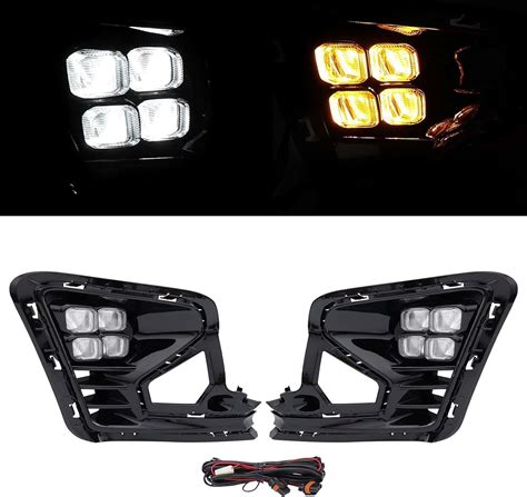 Amazon MotorFansClub Front LED DRL Lighting Turn Signal Lamp Fit