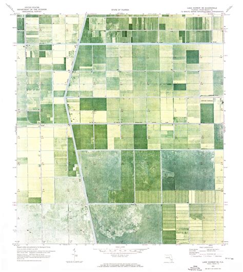 Classic Usgs Lake Harbor Se Florida 75x75 Topo Map Mytopo Map Store