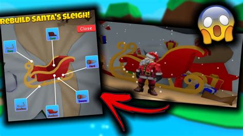 All Locations For Santa S Sleigh Parts In Bubble Gum Simulator