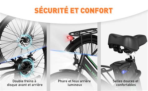 Hitway V Lo Lectrique E Bike Vitesses Max Km H Moteur W