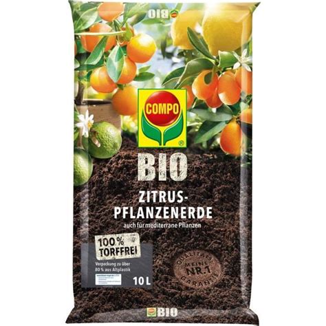 Compo Terreau Bio Pour Plantes D Agrumes Convient Galement Pour Les