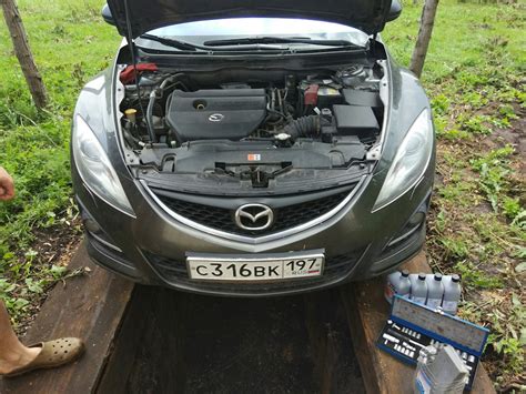 частичная замена масла АКПП — Mazda 6 (2G) GH, 2 л, 2010 года ...
