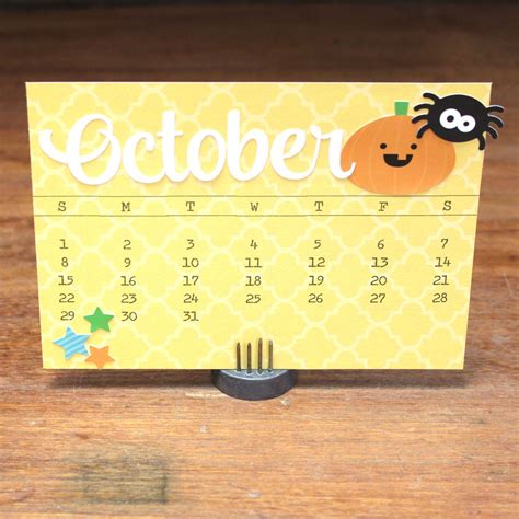 Doodlebug Design Inc Blog Calendar Challenge Fun 3d Calendar With Kathy