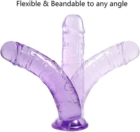 Buy 8 1 Inch Realistic Jelly Dildo Strong Suction Cup Penis Handsfree