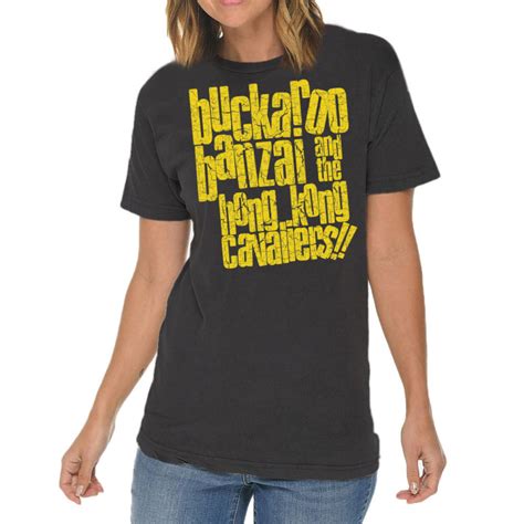 Custom Buckaroo Banzai And The Hong Kong Cavaliers Vintage T Shirt By