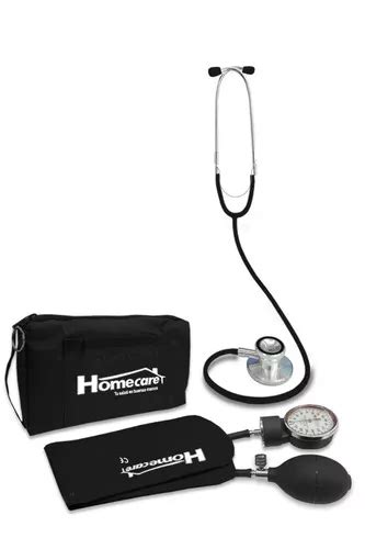 Kit Baumanometro Aneroide Con Estetoscopio De Doble Campana Homecare