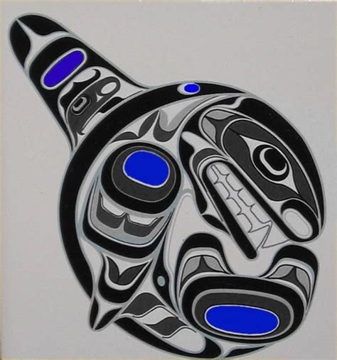 NW Coast Orca | Haida art, Native art, Pacific northwest art